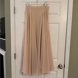 Elegant Blush Maxi Skirt